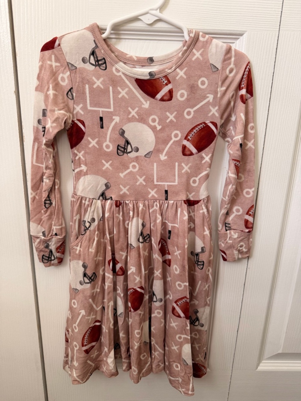Birdie Bean 3T bamboo football dress